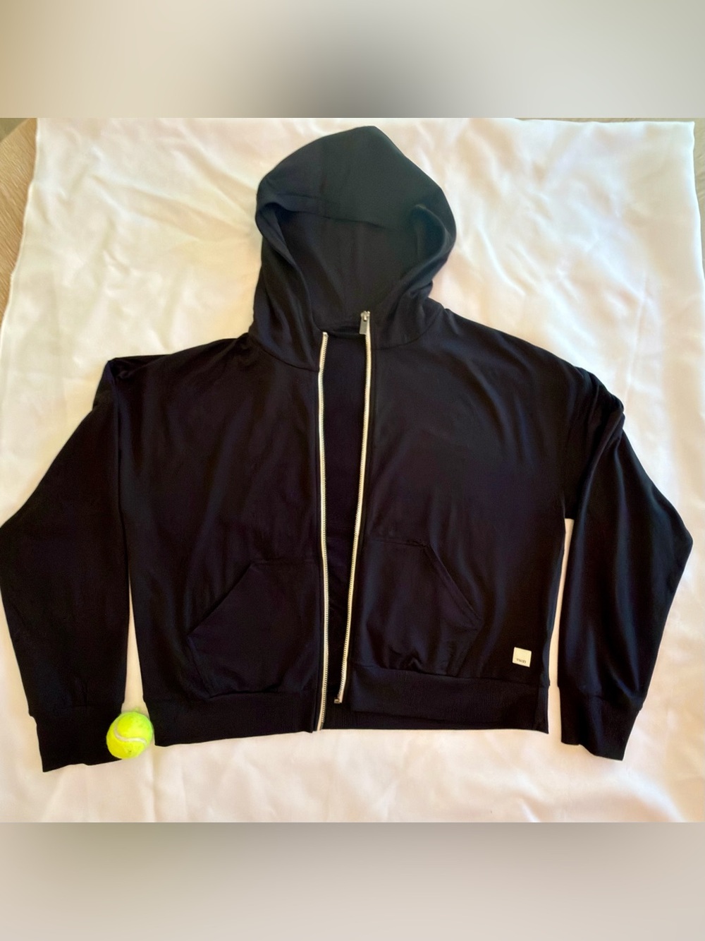 Vuori Black Zip-Up Hoodie Jacket
